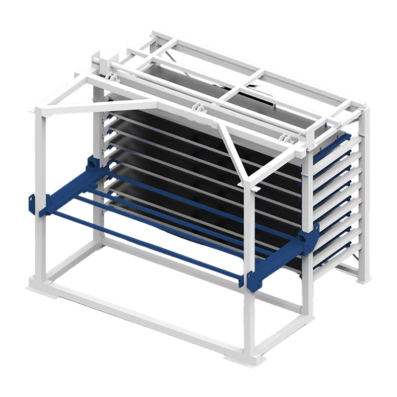 Sistema de material de tubería/varilla de una sola torre completamente automático