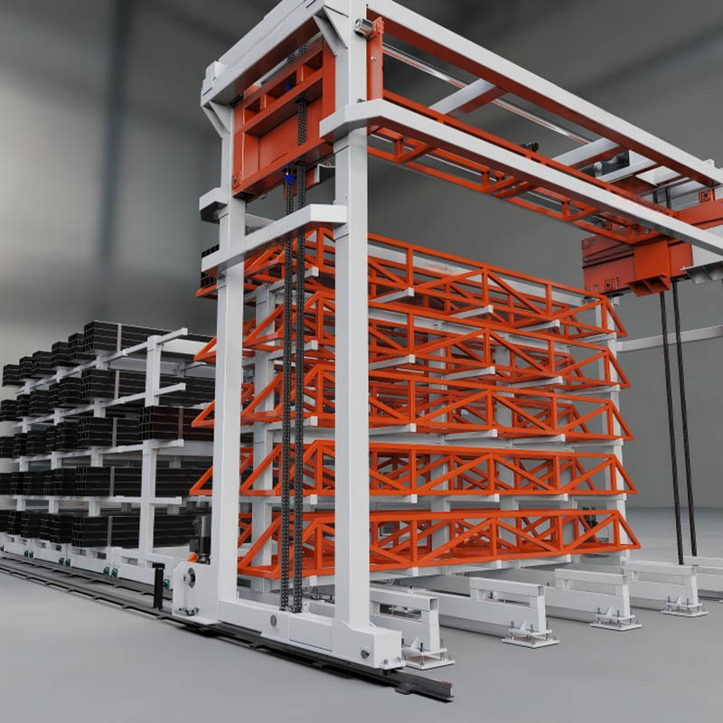 Sistemas de almacenamiento automatizados para materiales largos